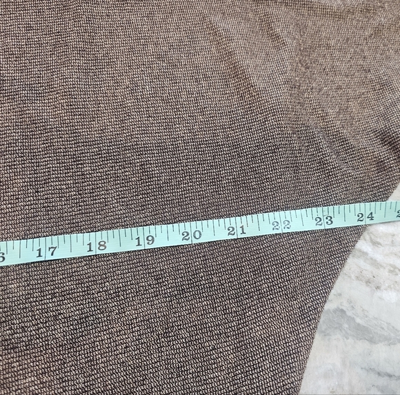 Michael Stars Metallic Brown Knit Top OSFM One Size 3/4 Sleeve Made in USA - Picture 6 of 7